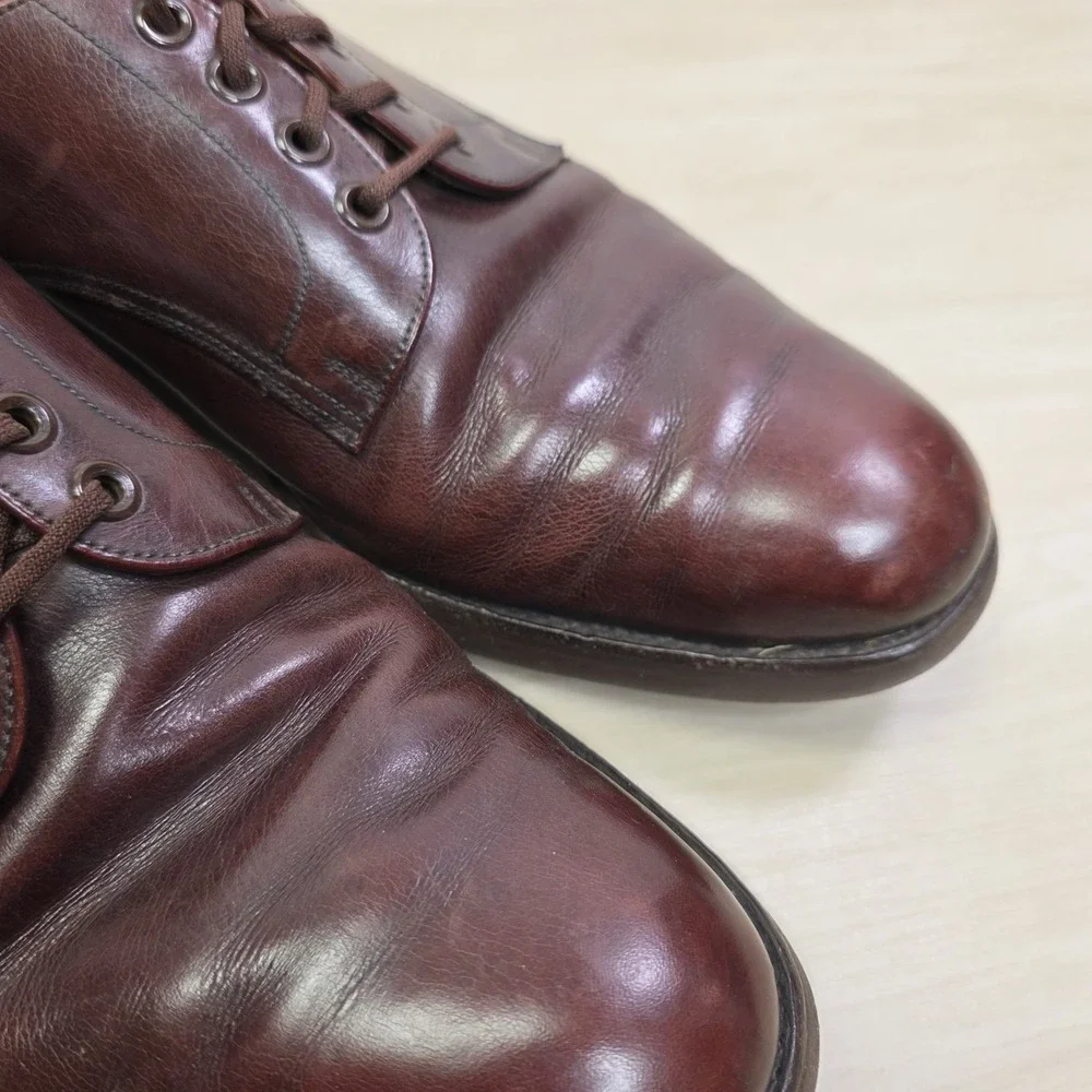 Brooks Brothers English Men's Brown Leather Derby Shoes Lace Up Size 11‎ US